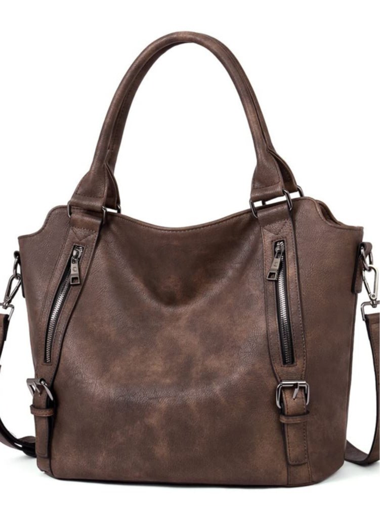 Bolso tote retro tipo bandolera de gran capacidad