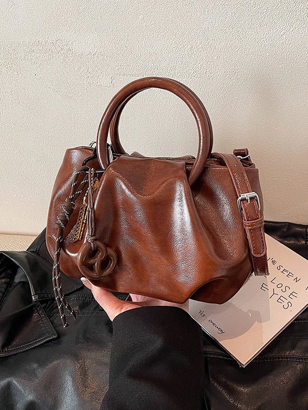 Bolso nube plisado ligero
