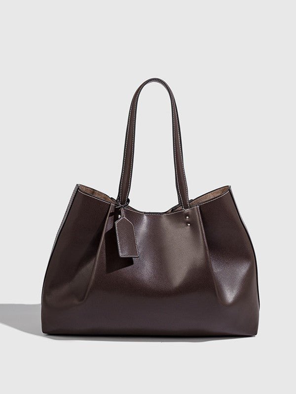 Bolso tote de gran capacidad con textura premium - ideal para el día a día