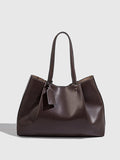 Bolso tote de gran capacidad con textura premium - ideal para el día a día