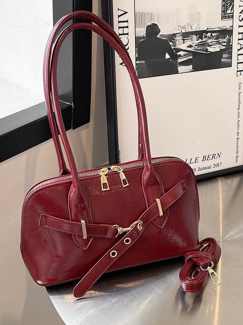 Bolso de mano bandolera retro con forma de concha
