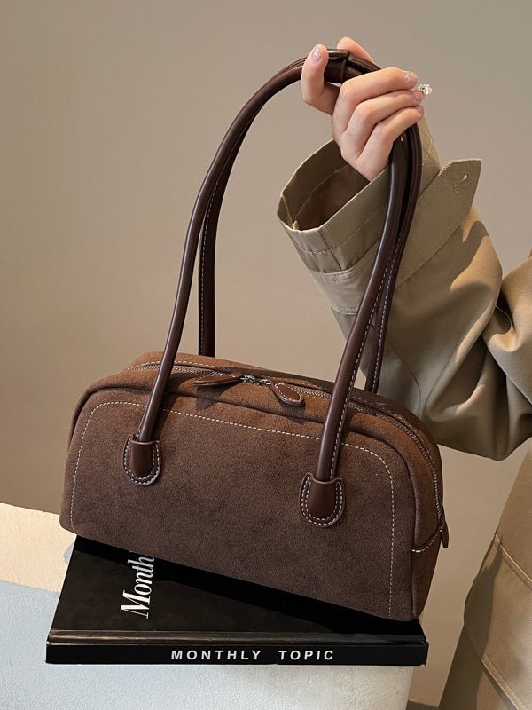 Bolso retro tipo almohada con efecto esmerilado