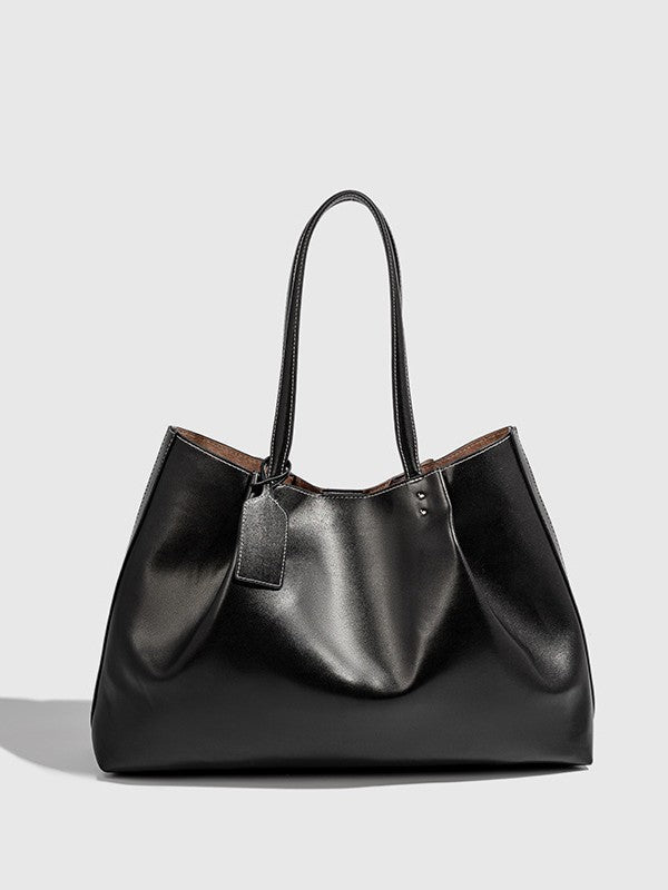 Bolso tote de gran capacidad con textura premium - ideal para el día a día