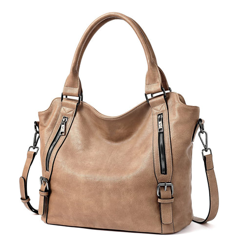 Bolso tote retro tipo bandolera de gran capacidad