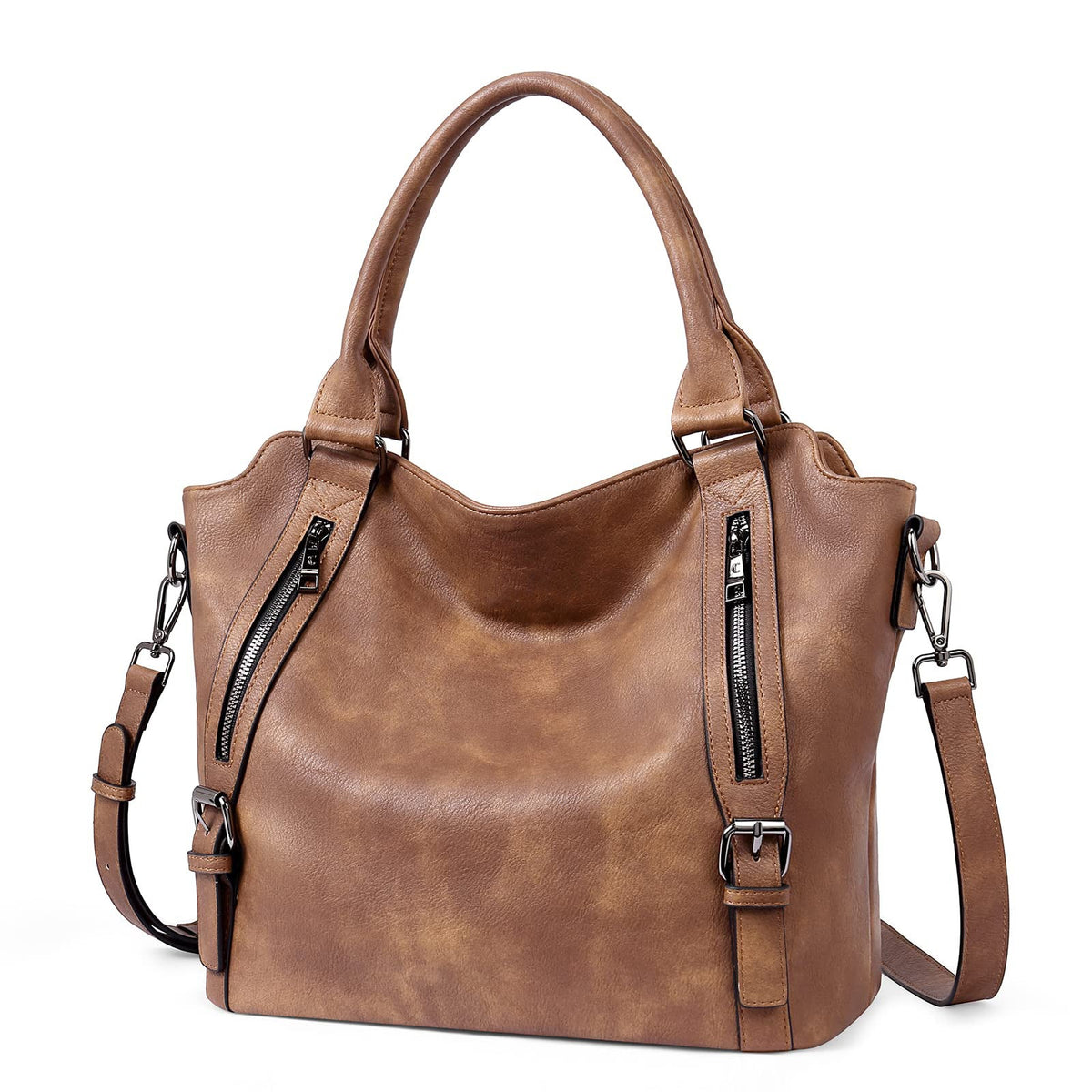 Bolso tote retro tipo bandolera de gran capacidad