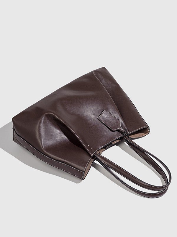 Bolso tote de gran capacidad con textura premium - ideal para el día a día