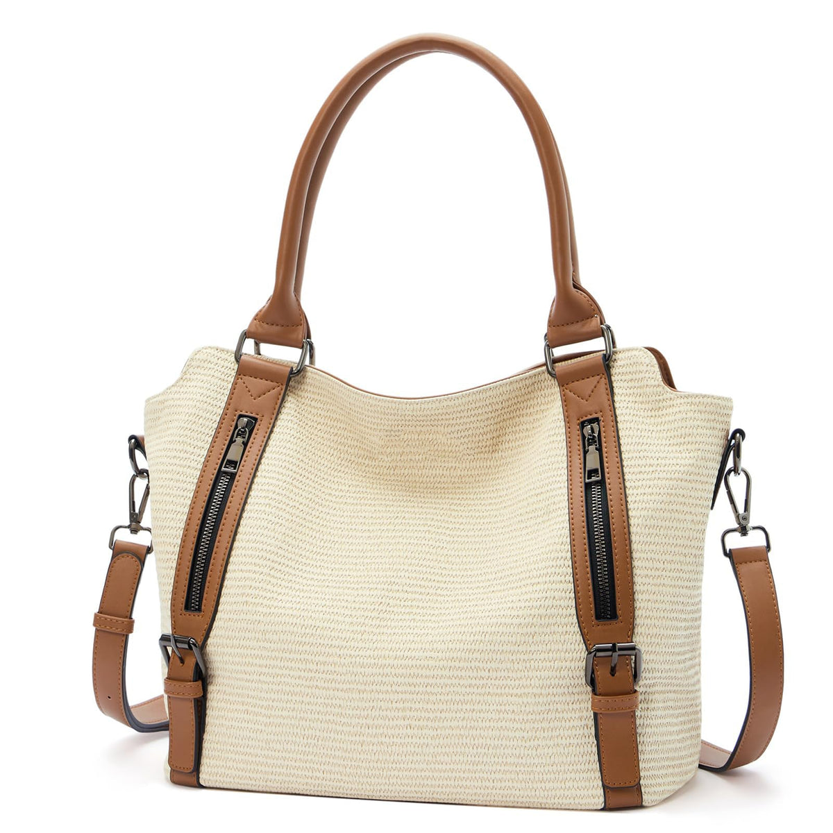 Bolso tote retro tipo bandolera de gran capacidad