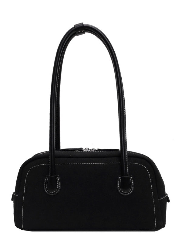 Bolso retro tipo almohada con efecto esmerilado
