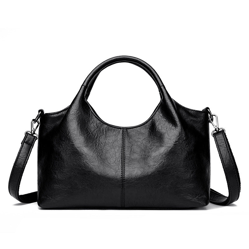 Bolso retro de lujo discreto de gran capacidad