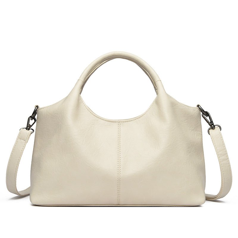 Bolso retro de lujo discreto de gran capacidad
