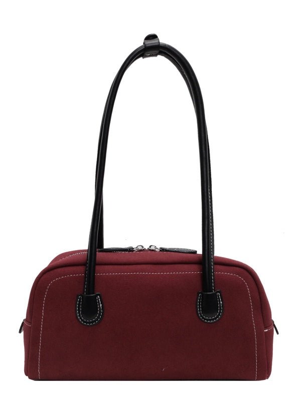Bolso retro tipo almohada con efecto esmerilado
