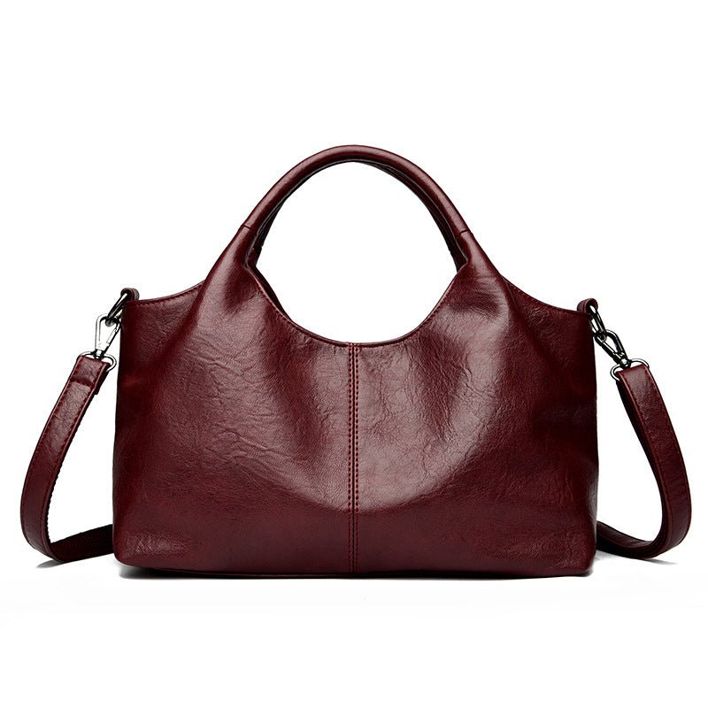 Bolso retro de lujo discreto de gran capacidad