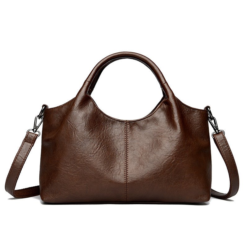 Bolso retro de lujo discreto de gran capacidad