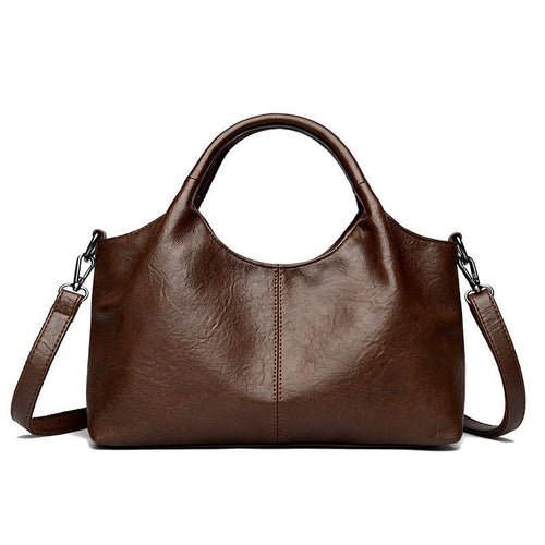 Bolso retro de lujo discreto de gran capacidad