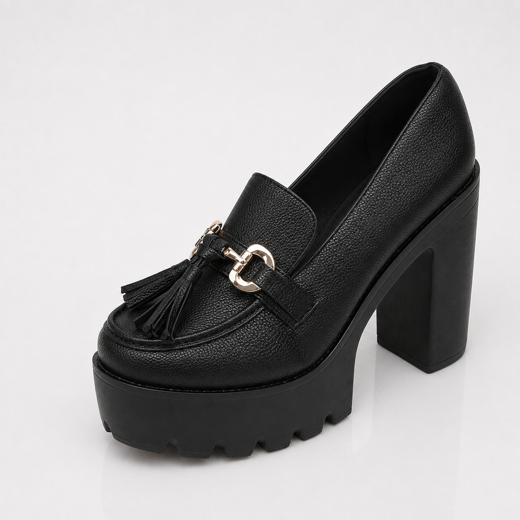 Zapatos de Plataforma con Borlas