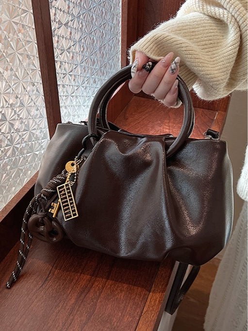 Bolso nube plisado ligero