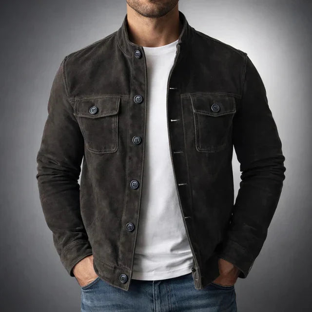 Chaqueta MILANO de Ante Italiano Estructurado