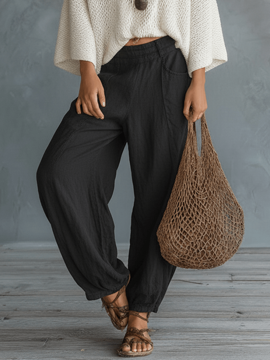 Conjunto de pantalón harem con manga de capa