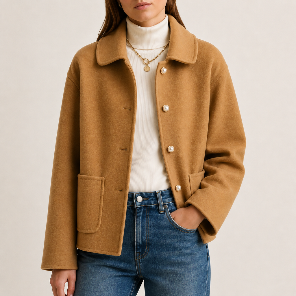 CLARA Chaqueta corta de cachemira