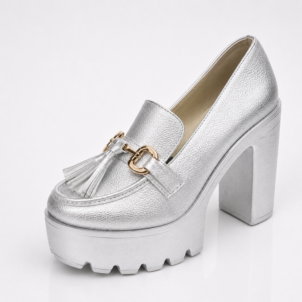 Zapatos de Plataforma con Borlas