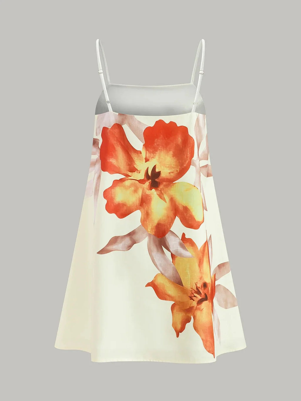Vestido oversize con estampado floral