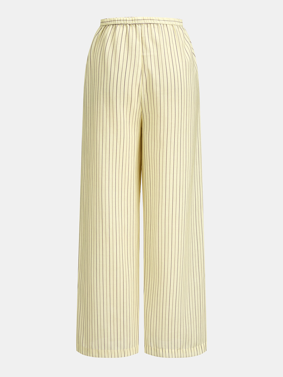 Conjunto de pantalón a rayas con cordón de dos piezas