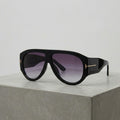 Gafas retro en ámbar intenso