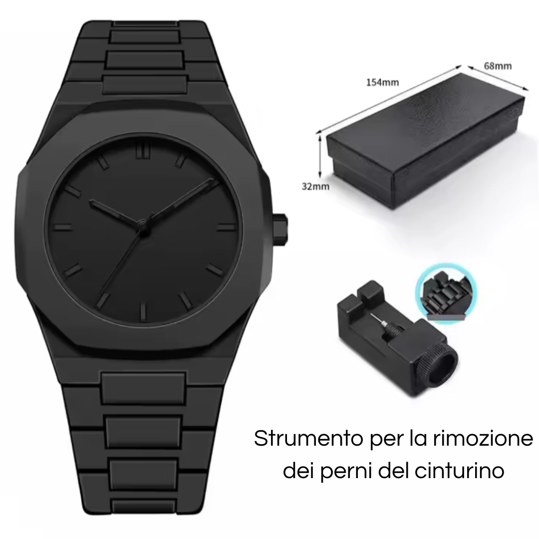 Reloj KRONOS – Edición de policarbonato negro