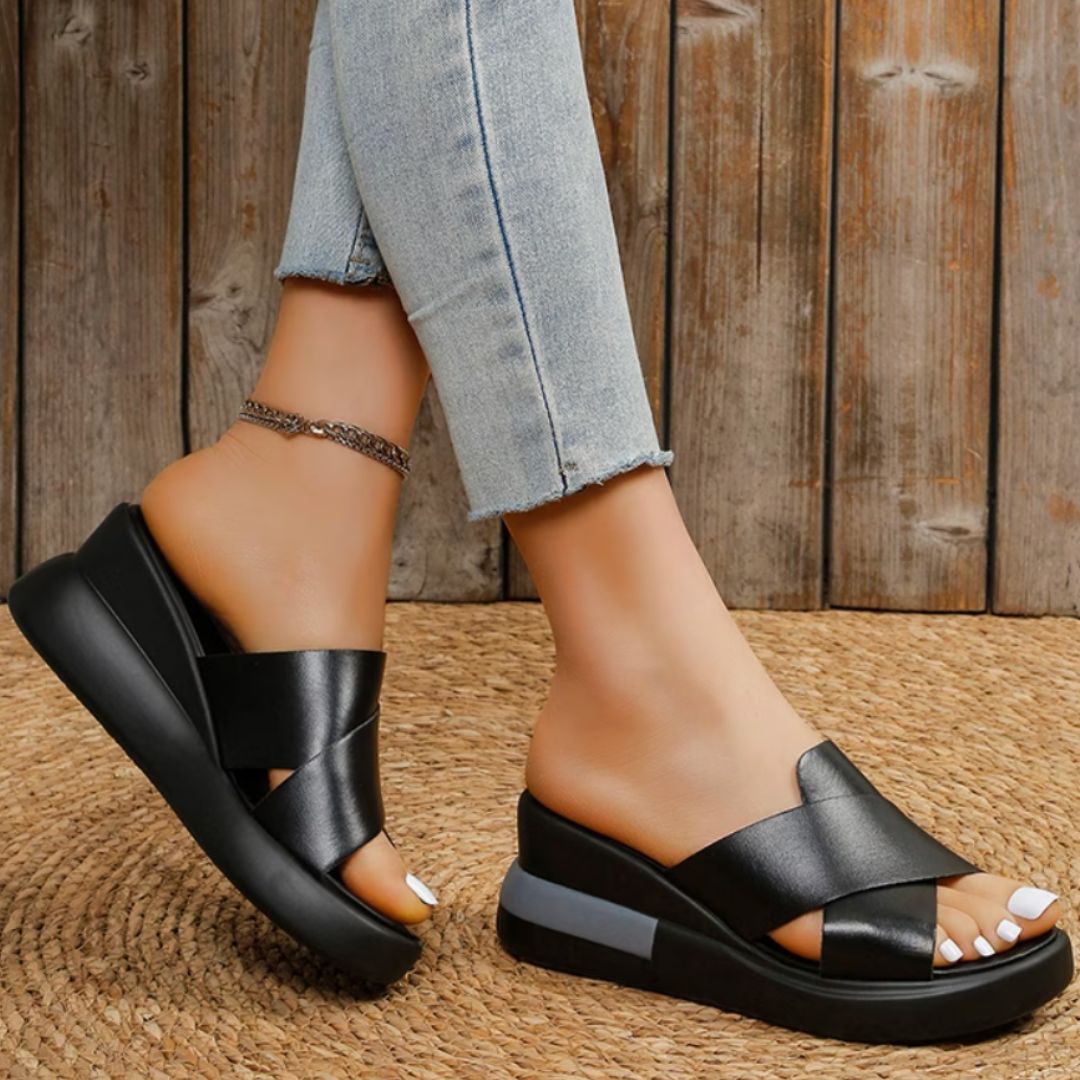 Zapatillas ortopédicas cómodas y ligeras de espuma viscoelástica que alivian el dolor de pies, espalda, rodillas y piernas gracias a la almohadilla ortopédica de gel