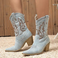 Botas camperas de mezclilla