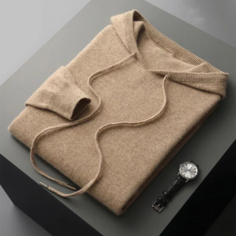 Sudadera con capucha OSLO de lana merino