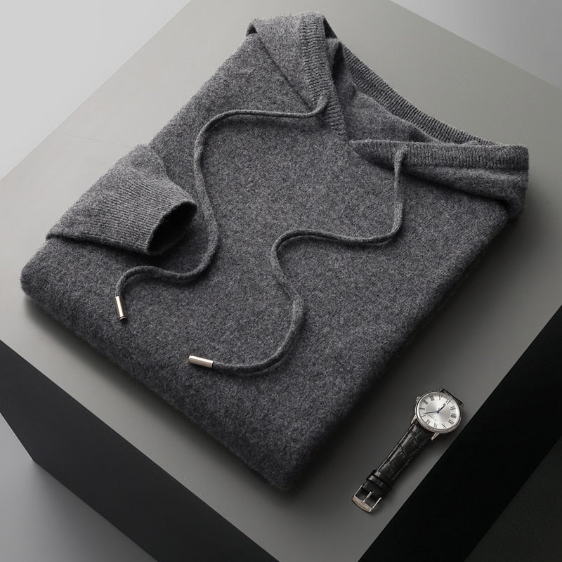 Sudadera con capucha OSLO de lana merino