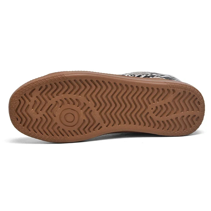 Zapatillas con efecto serpiente