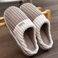 Pantuflas forradas de polar con suave textura acanalada