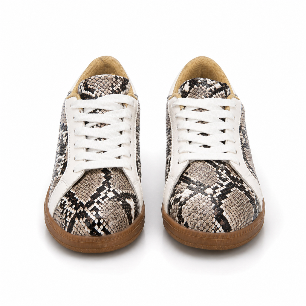 Zapatillas con efecto serpiente