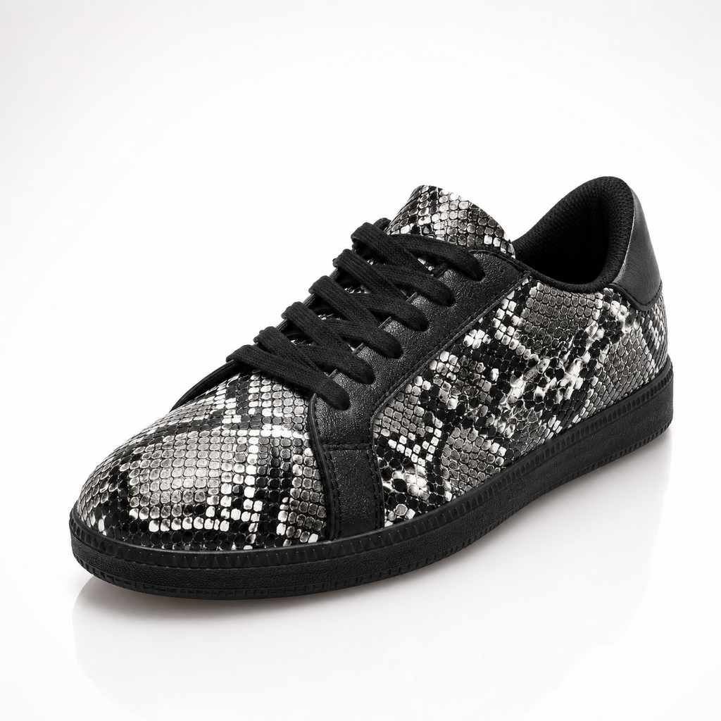 Zapatillas con efecto serpiente