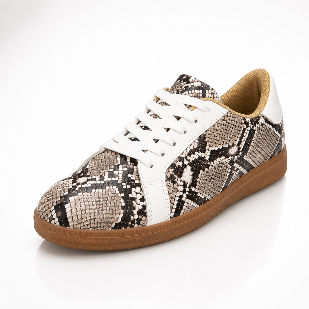 Zapatillas con efecto serpiente