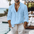 Camisa CAPRI de lino y algodón para playa