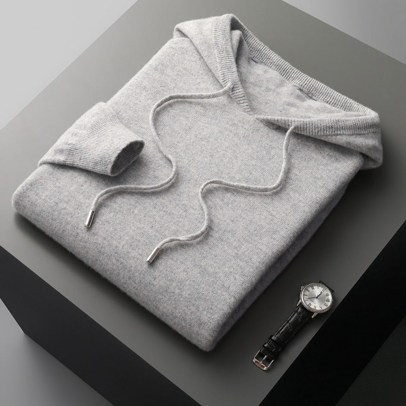 Sudadera con capucha OSLO de lana merino