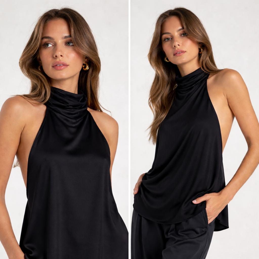 Top de cuello halter