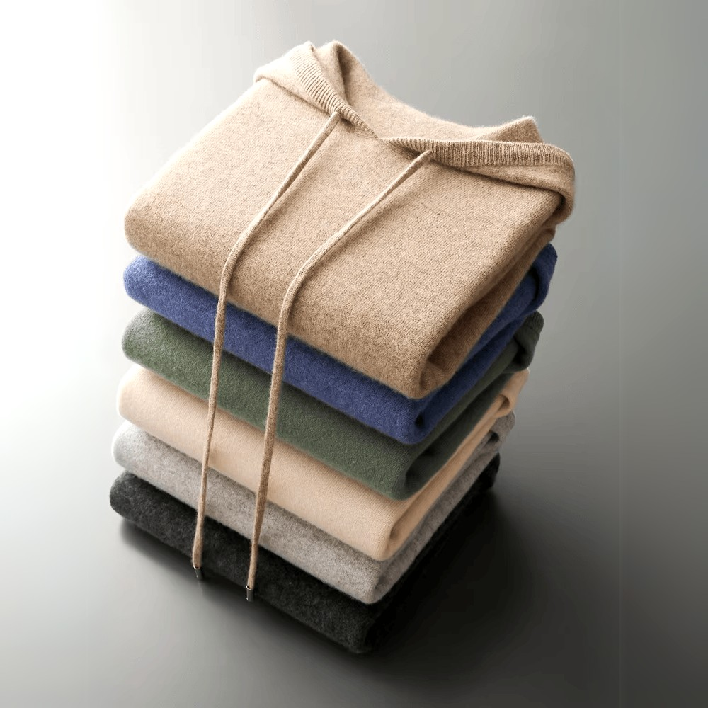 Sudadera con capucha OSLO de lana merino
