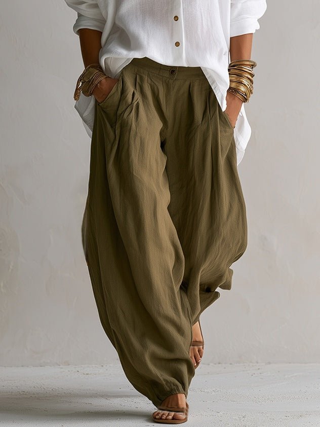 Conjunto de pantalón farol de corte relajado
