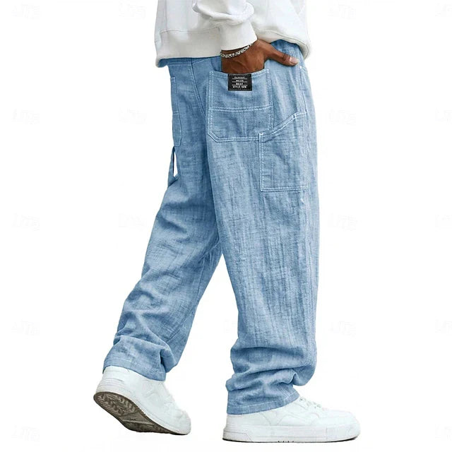 Pantalón FLOW de Lino Premium de Corte Relajado