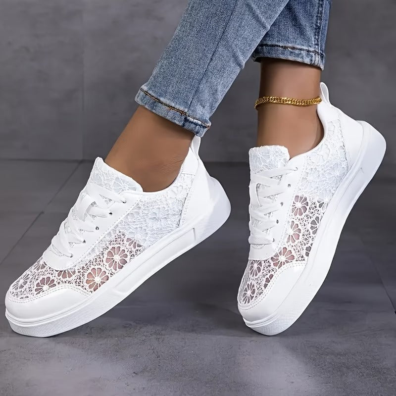 Alessa - Elegantes zapatillas de encaje