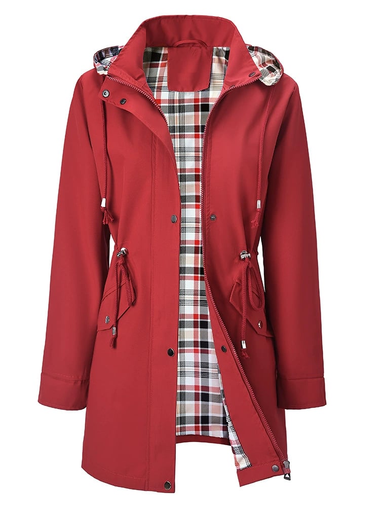 Amel - Chaqueta impermeable de manga larga