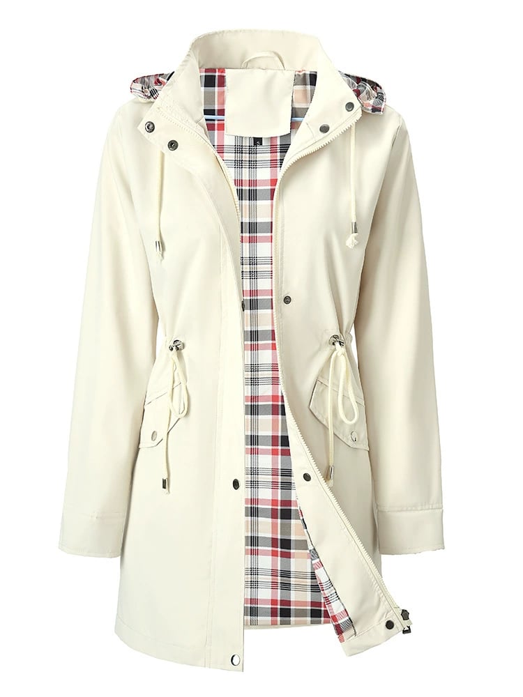 Amel - Chaqueta impermeable de manga larga
