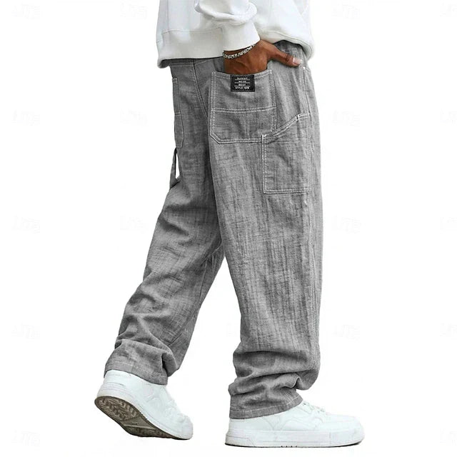 Pantalón FLOW de Lino Premium de Corte Relajado