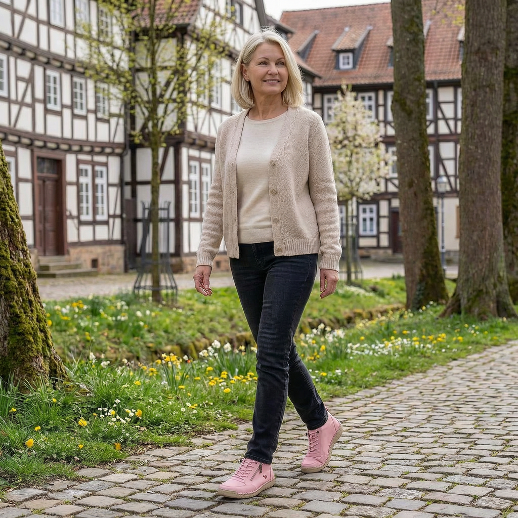 Mila – Zapatillas ortopédicas cómodas con cierre de cremallera