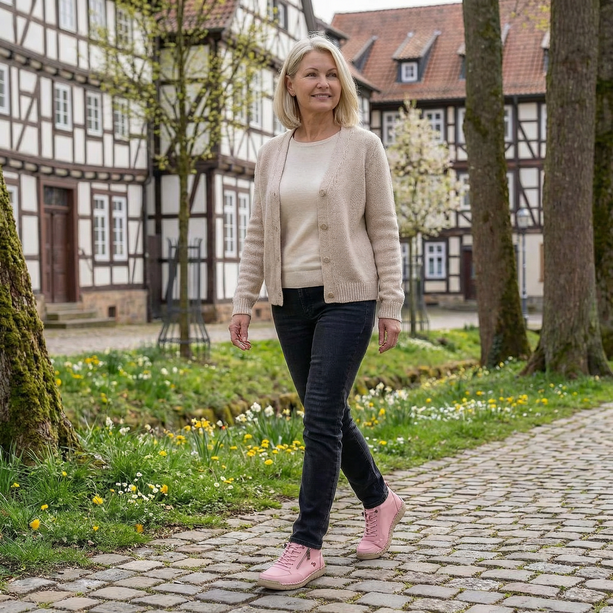 Mila – Zapatillas ortopédicas cómodas con cierre de cremallera