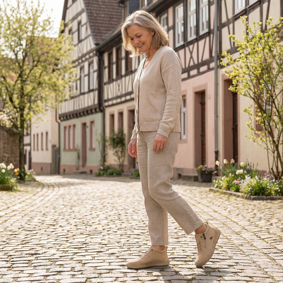 Mila – Zapatillas ortopédicas cómodas con cierre de cremallera